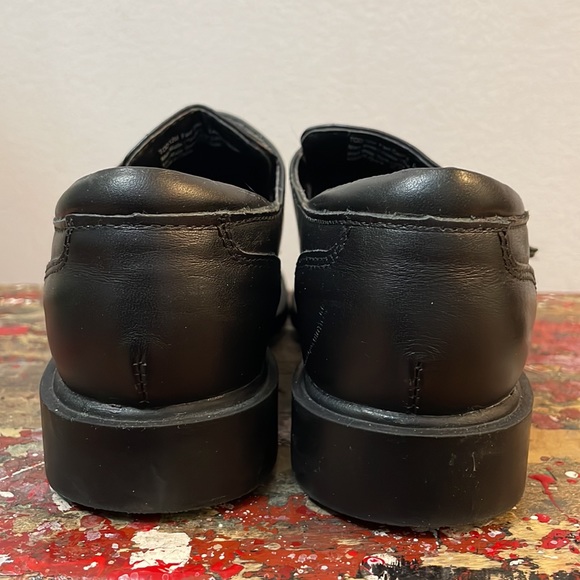 2/$18 Kenneth Cole Black Leather Fast Cash 2 Toddler Dress Shoe Size 12 - Picture 10 of 16